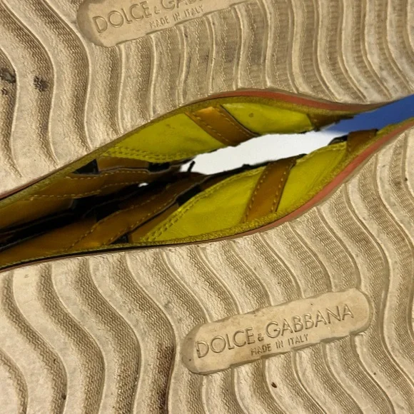 Dolce & Gabbana Yellow and Black Leather Bag - Picture 11 of 16